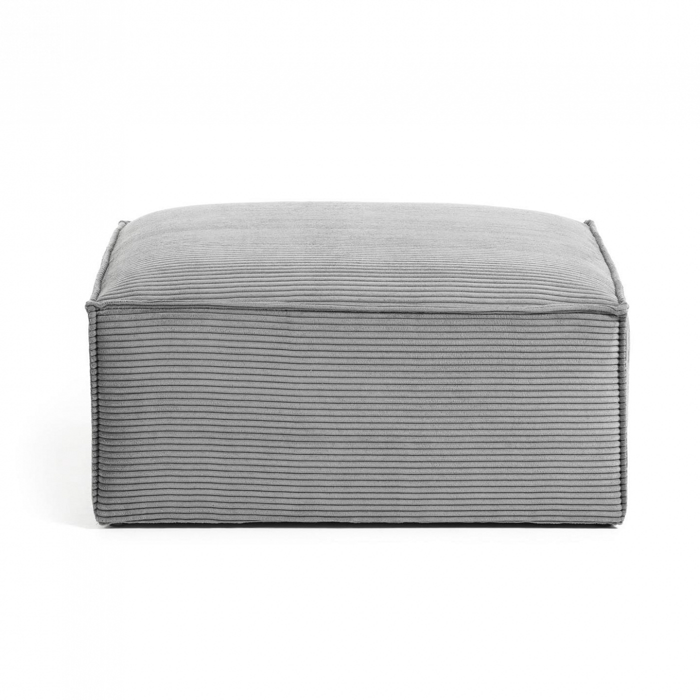 073519 Пуф серый вельвет La Forma Blok - Вид №3