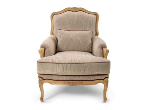 Тканевое кресло bergère с подлокотниками