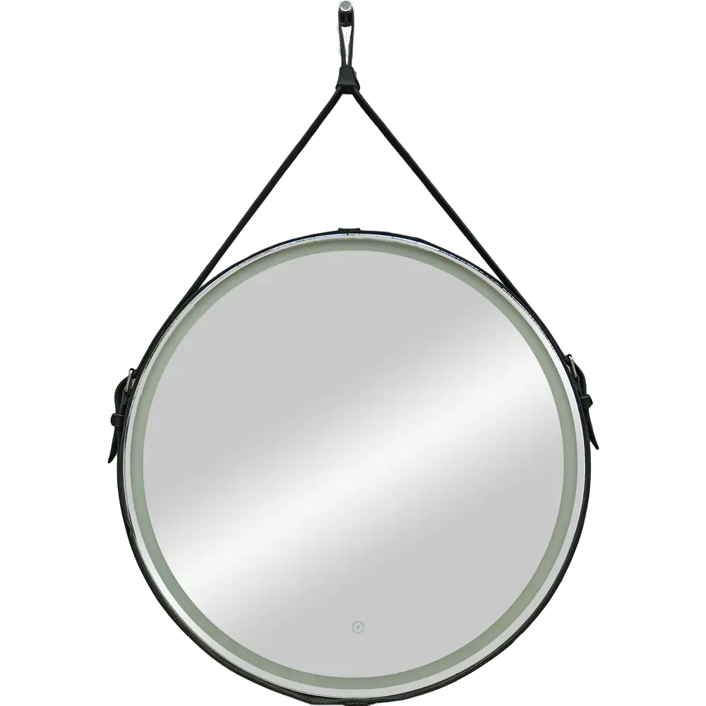 Santreyd Belt Black LED - зеркало с кожаными ремнями и интеллектуальной подсветкой ø65 см 82504944 STLM-0028838 - Вид №1