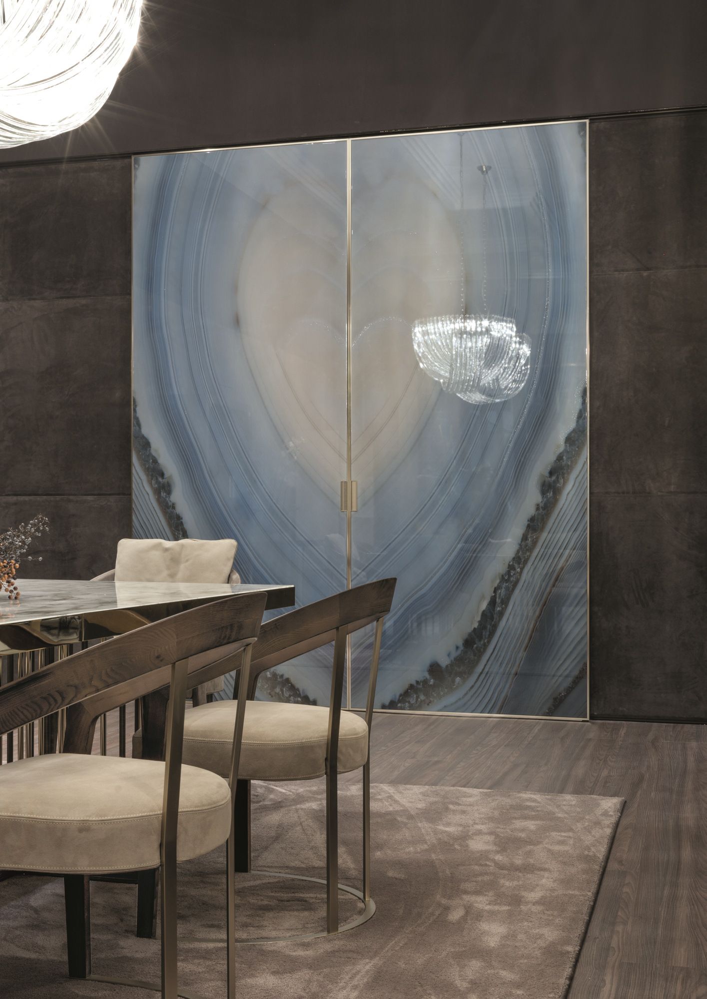 Глазурованная дверь из керамогранита Longhi Aluminiun Chic-Doors ARCH-00105715 - Вид №2