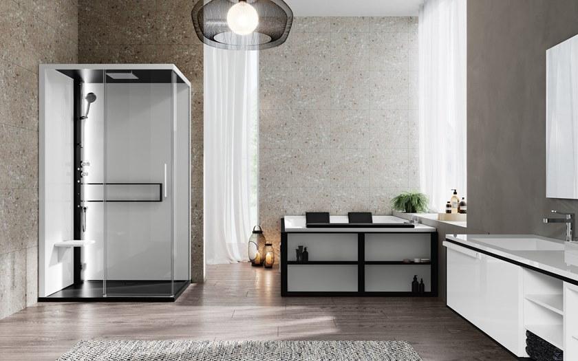 NOVELLINI Многофункциональная угловая душевая кабина Glax 2 2.0 sun-id-1441425 - Вид №1