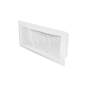Вентиляционная решетка с фланцем ERA 220x90/250x120 мм пластик цвет белый