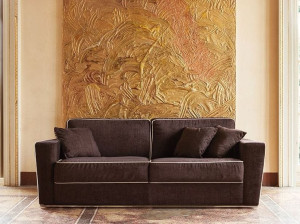 Двуспальный диван-кровать из ткани