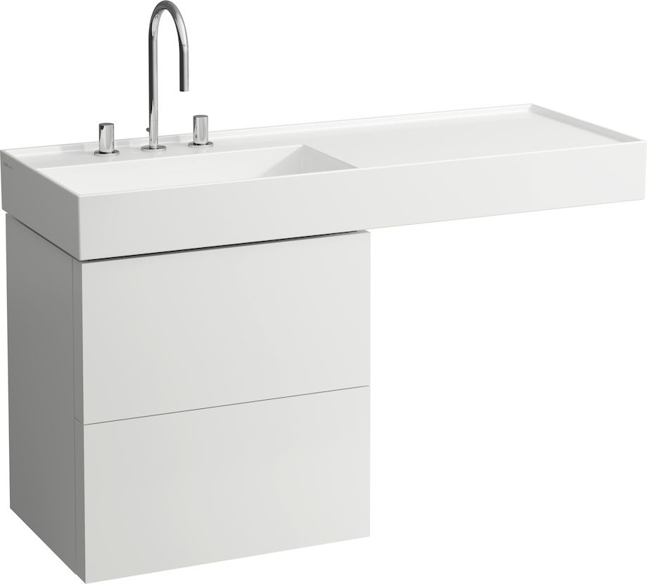 H4075690336431 Шкафчик под раковину, 2 ящика, включает в комплект органайзер, для раковин 810333, 810338, 810339, 813332 LAUFEN PRO - Вид №8