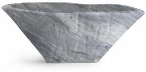 Trr01t Подвесная раковина настенная овальная Horganica Terra белая