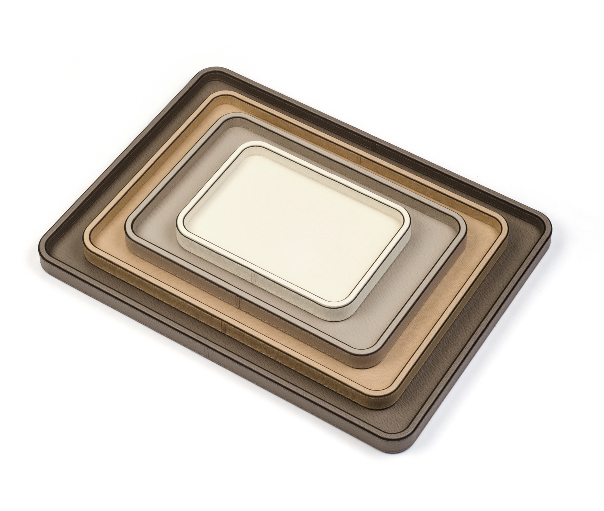 Прямоугольный поднос Jane - 50,4X37,2 см / зернистая кожа_черный Pinetti 00.1487.029.001 - Вид №1