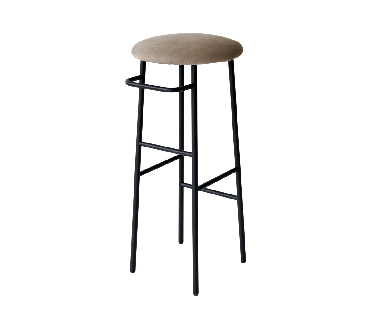 Ex.T Hang Высокий табурет с обивкой из нубука EXHANGTALLSEP Stand