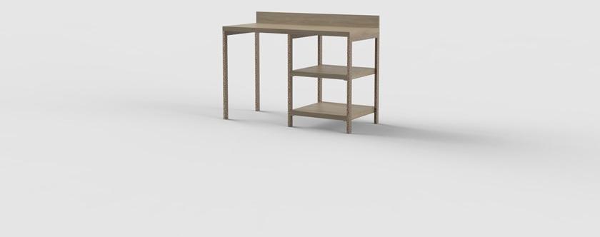 Mobilspazio Прямоугольный стол с полками для гостиниц Urban sun-id-1471606 - Вид №47