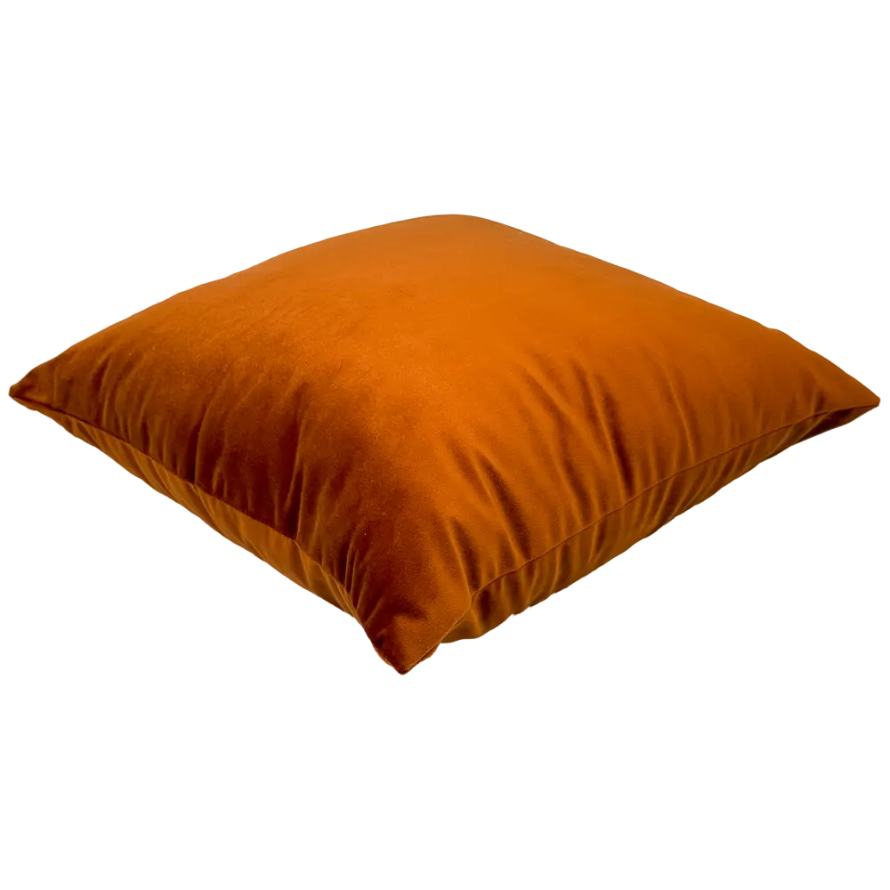 Подушка декоративная Linen Way Tony 45x45 см бархат цвет терракот STLM-2060597 - Вид №1