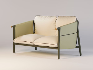 2-местный тканевый садовый диван