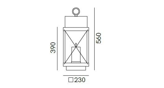 Напольная лампа из латуни Il Fanale фонари ARCH-00067477 - Вид №2