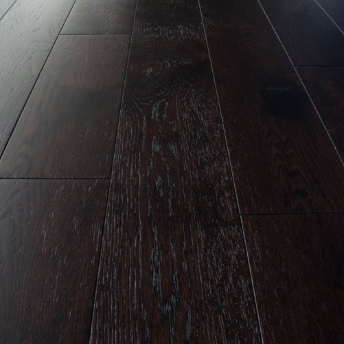 Массивная доска Magestik floor С покрытием Кофе Дуб с брашью (Текстурированная) 300-1800х125 мм MGK Magestic floor 2600300201 - Вид №2