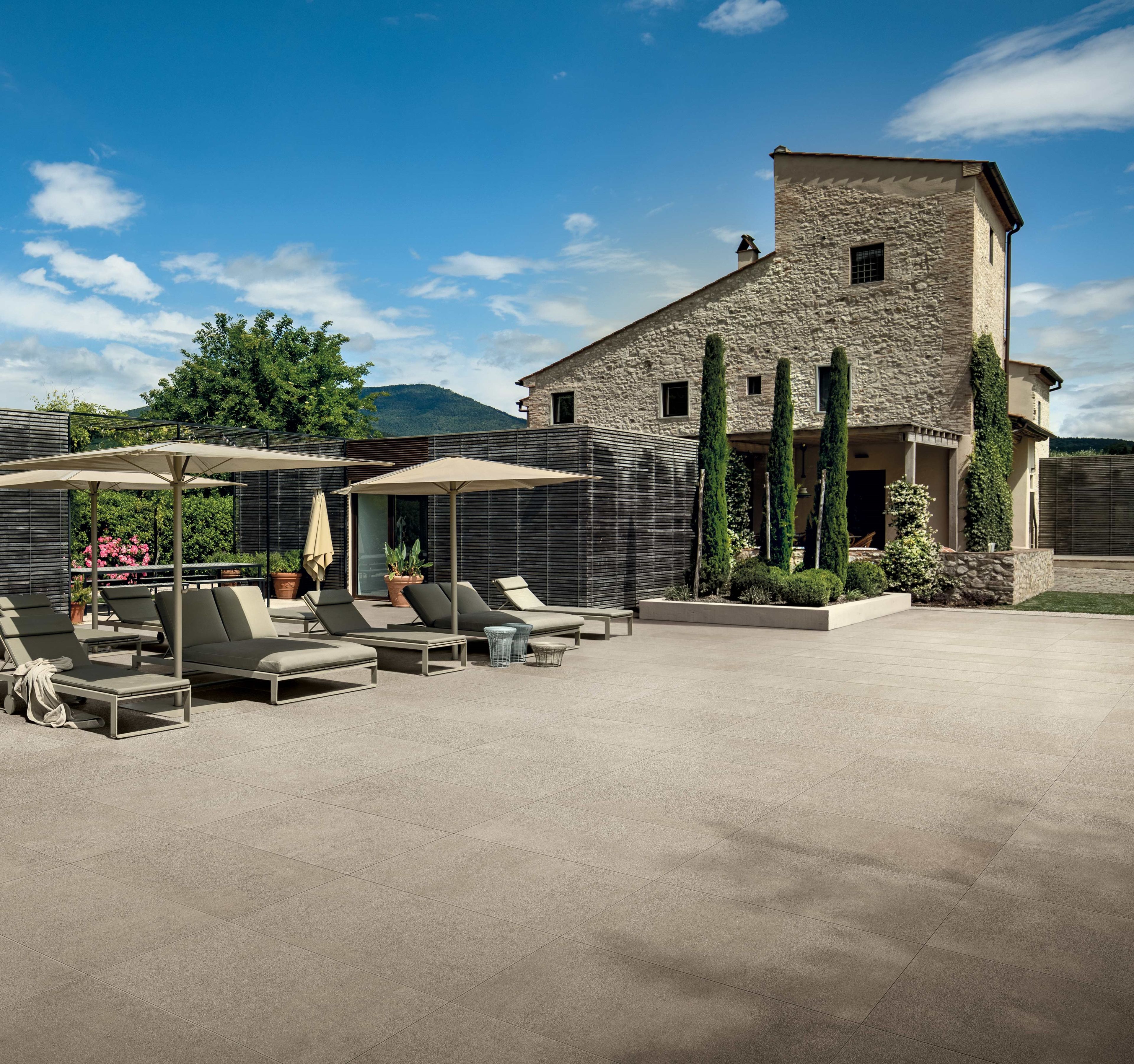 Пол / облицовка керамогранита для внутреннего и наружного применения с эффектом цемента Florim Ceramiche SENSI ARCH-00151192 - Вид №44