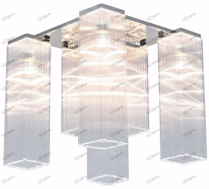 Patinas Lighting Никелевый потолочный светильник ручной работы Hoffmann sun-id-1471301