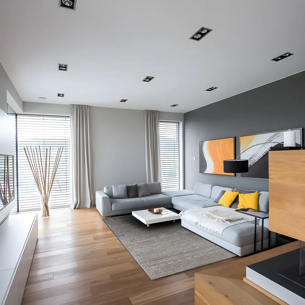 Ковер Merinos Зингер 200x290 см серый для спальни 89417896 STLM-1574944