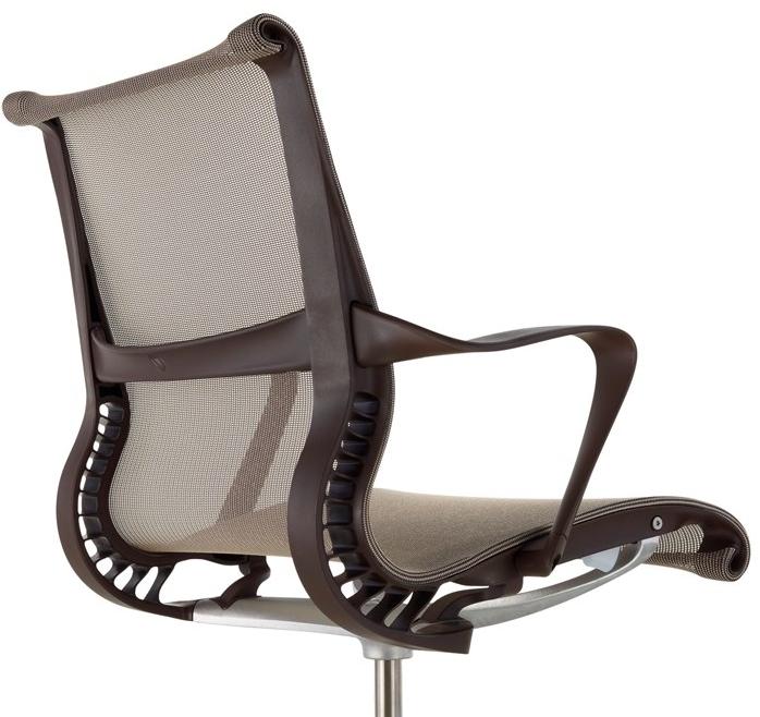 Herman Miller Эргономичное вращающееся офисное кресло из ткани с подлокотниками Setu sun-id-1496901 - Вид №34