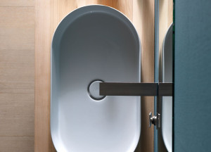 Керамическая овальная раковина