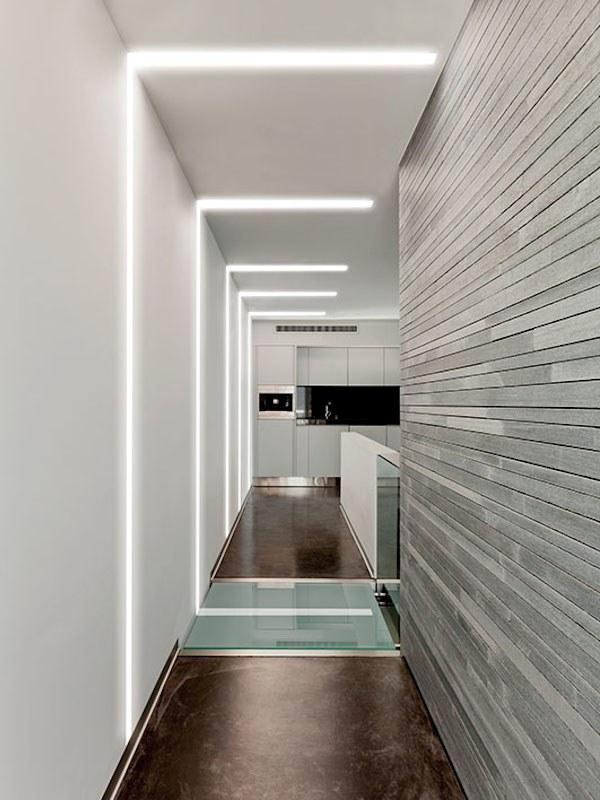 Terzo Light Алюминиевый потолочный линейный световой профиль для светодиодных модулей Trimless C91l._ _ _ _ . 06  - Вид №2