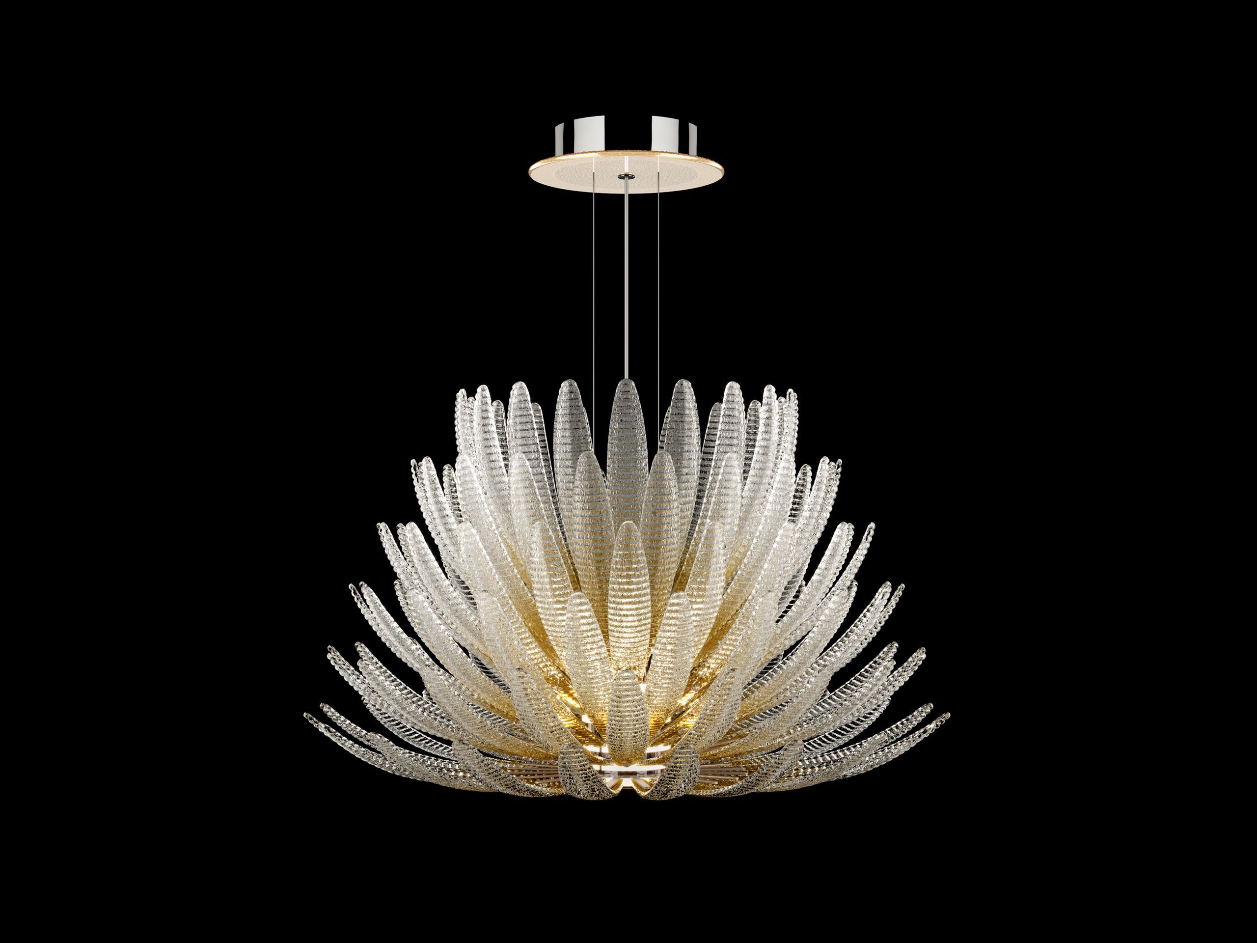 Венецианский Кристалл ручной работы подвесной светильник Barovier&Toso Агава ARCH-00065775 - Вид №3