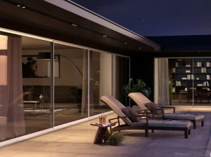 SUNROOM Раздвижное алюминиевое окно Vetrate per esterni scorrevoli