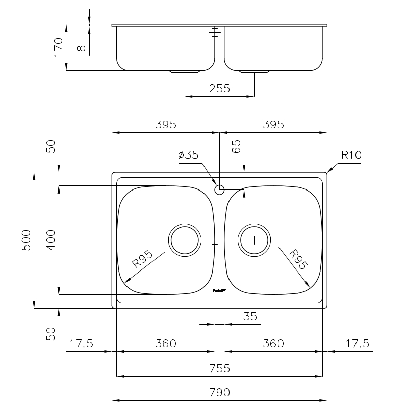 1279060 Мойка S1000 1279 060 Fosterspa  - Вид №1