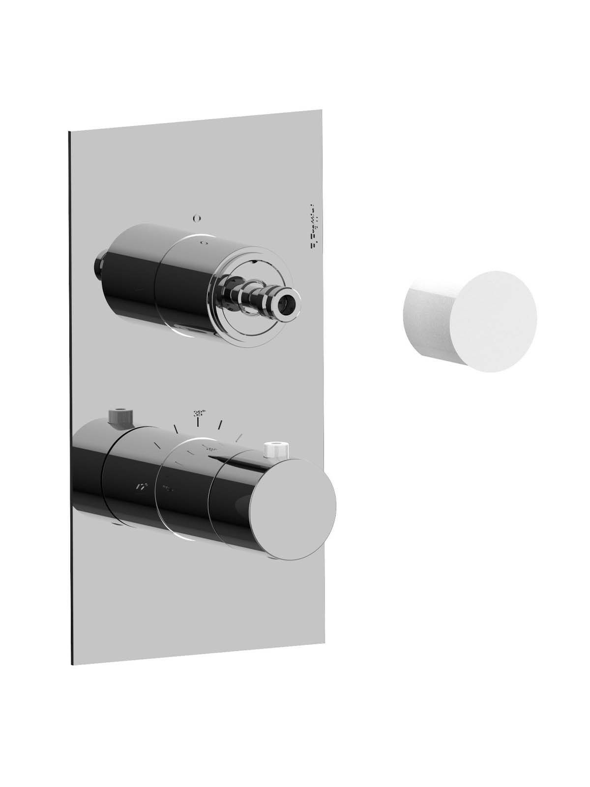 Термостатический смеситель для душа с переключателем Rubinetterie Frattini ARCH-00071669