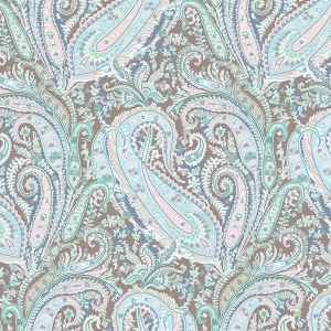 COLORISTICA Liberty col.02 Ткань мебельная  Микровелюр  Liberty Голубой / разноцветный