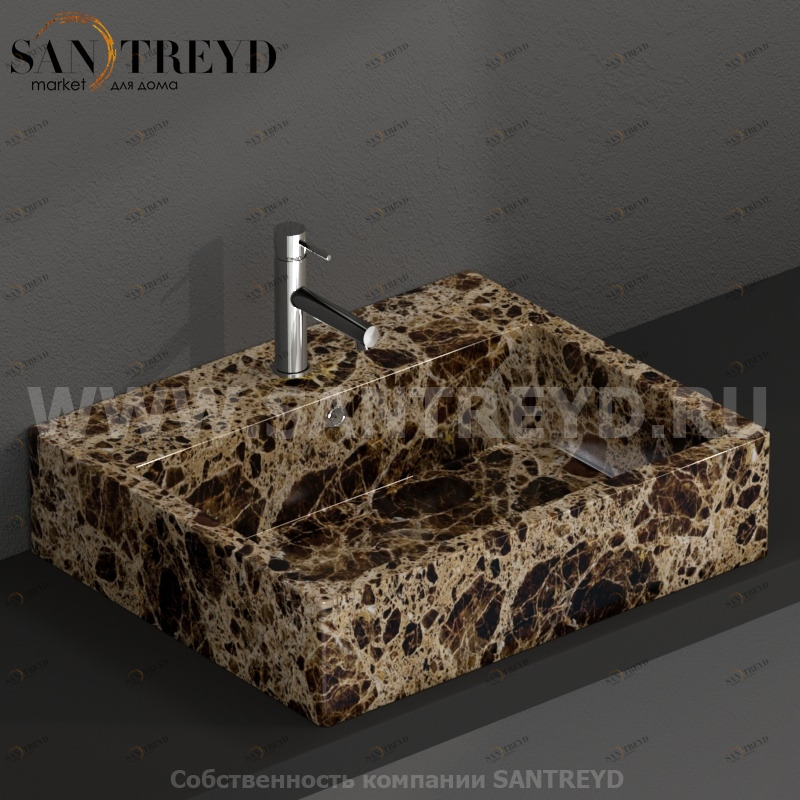 SCQ61PM Подвесная раковина настенная прямоугольная Ceramica Globo 