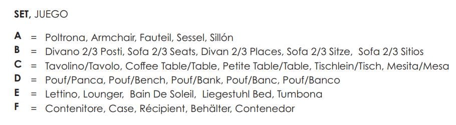 Lounge Garden set BIZZOTTO ROPERY ARCH-00112232 - Вид №12