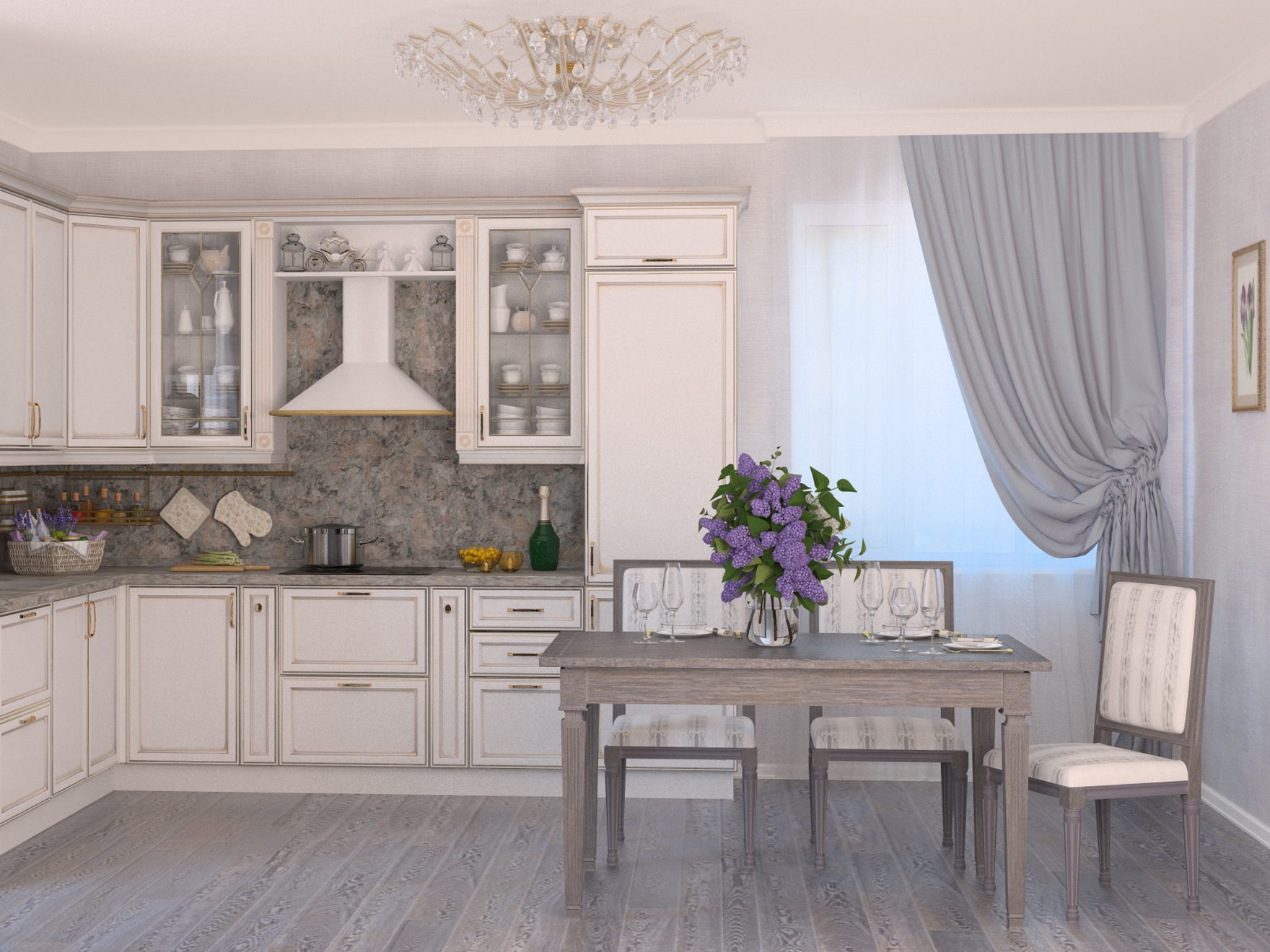 Кухонные гарнитуры  Бьянка SIDAK SIST3511-9396