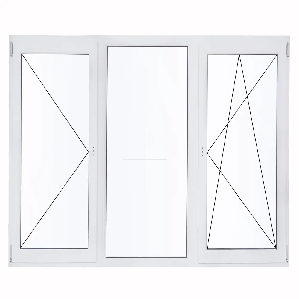 Окно ПВХ WHS 1200x1600 мм с тройным остеклением и шумоизоляцией 89413055 STLM-1576630