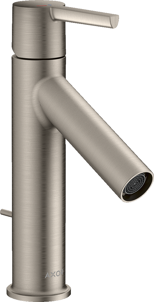 10007800 Смеситель для раковины 100, однорычажный, CoolStart, с рычажной ручкой и сливным гарнитуром AXOR STARCK
