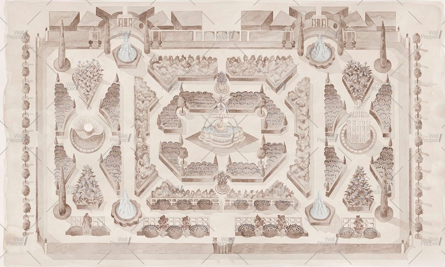 Carta da parati PVC free, eco-friendly, lavabile WallPepper L'ORANGERIE ARCH-00088094 - Вид №2