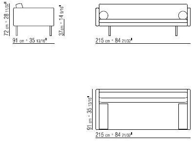 Flexform Кожаный диван-кровать с тафтингом sun-id-1482732 - Вид №6