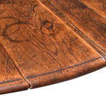 SOR27393 Ранний дубовый ячменный стол Twist Gateleg ijlbrown  - Вид №10