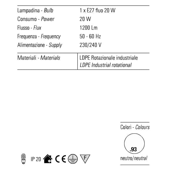 Пластиковый подвесной светильник Vgnewtrend InsideOut ARCH-00061508 - Вид №2