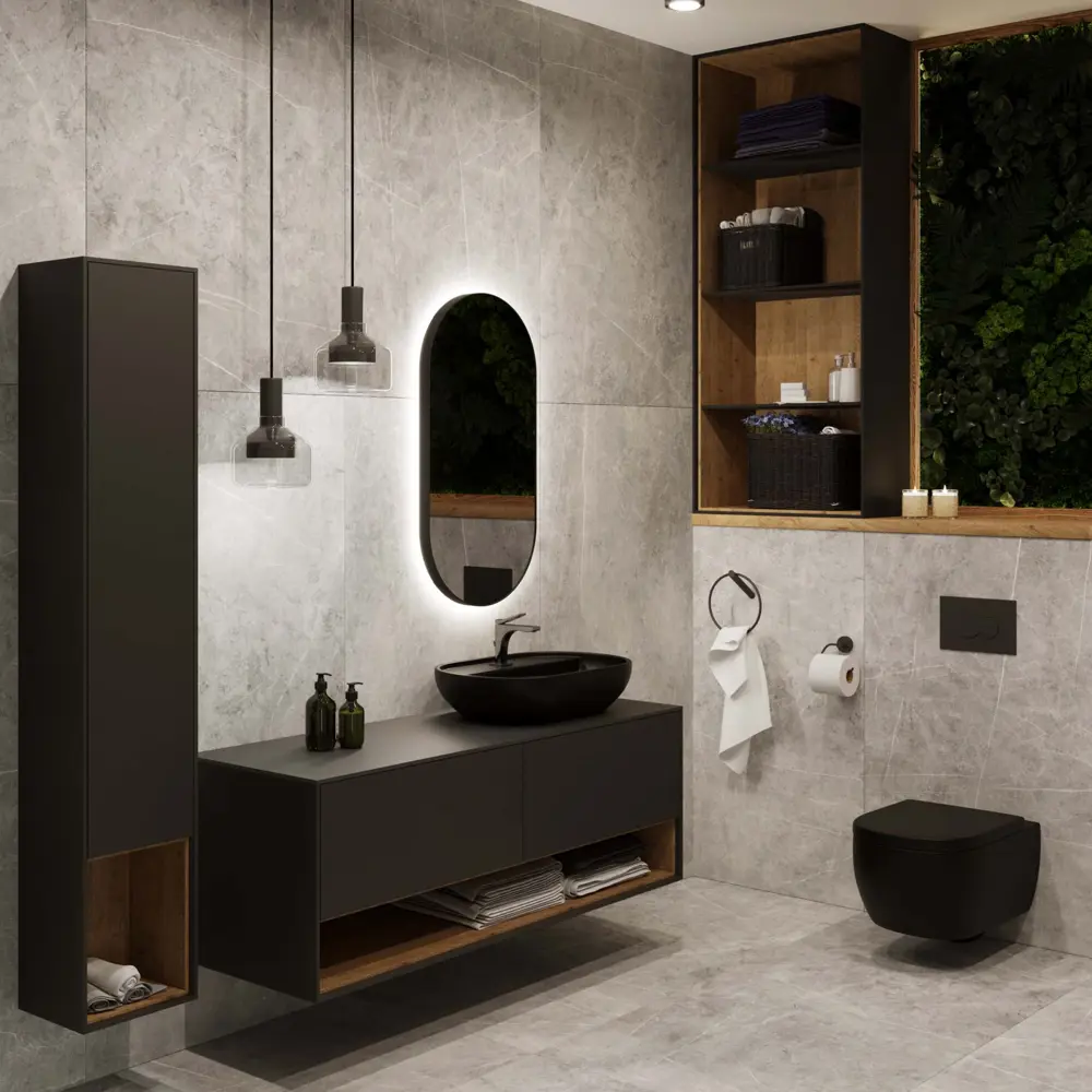 Глазурованный керамогранит Estima Мелоди MO103 60x120 см 1.44 м² неполированный цвет серый STLM-2131709 - Вид №6