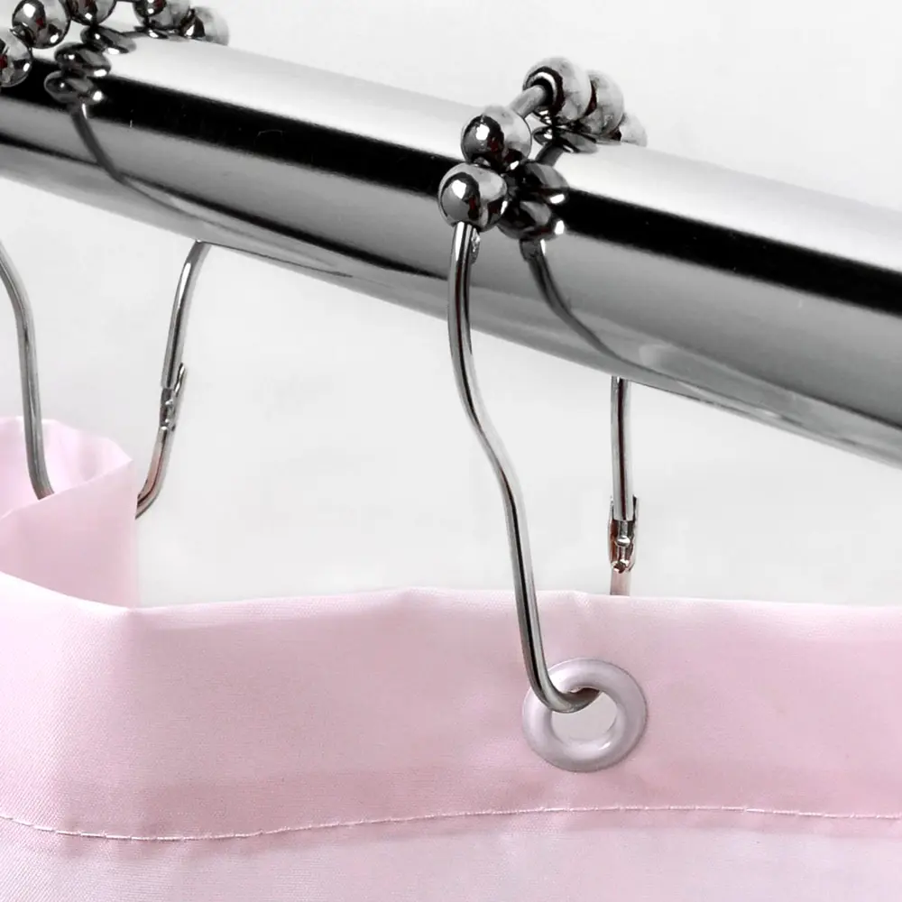 Штора для ванны Brillar pink, 180х200 см, полиэстер, цвет розовый WESS STLM-2015674 - Вид №3