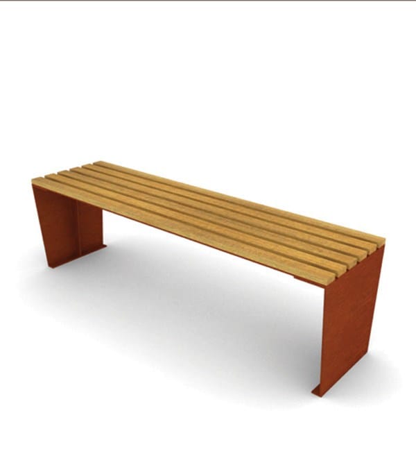 Деревянная и стальная скамья LAB23 Мэрилин ARCH-00104415 - Вид №25