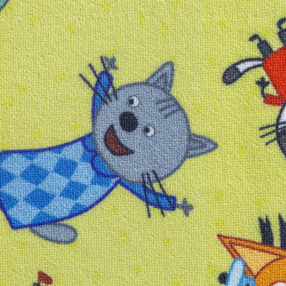 РОЯЛТАФТ Three cats - детский ковер с абстрактным рисунком 25х400 см 89405859 STLM-1579246 - Вид №1