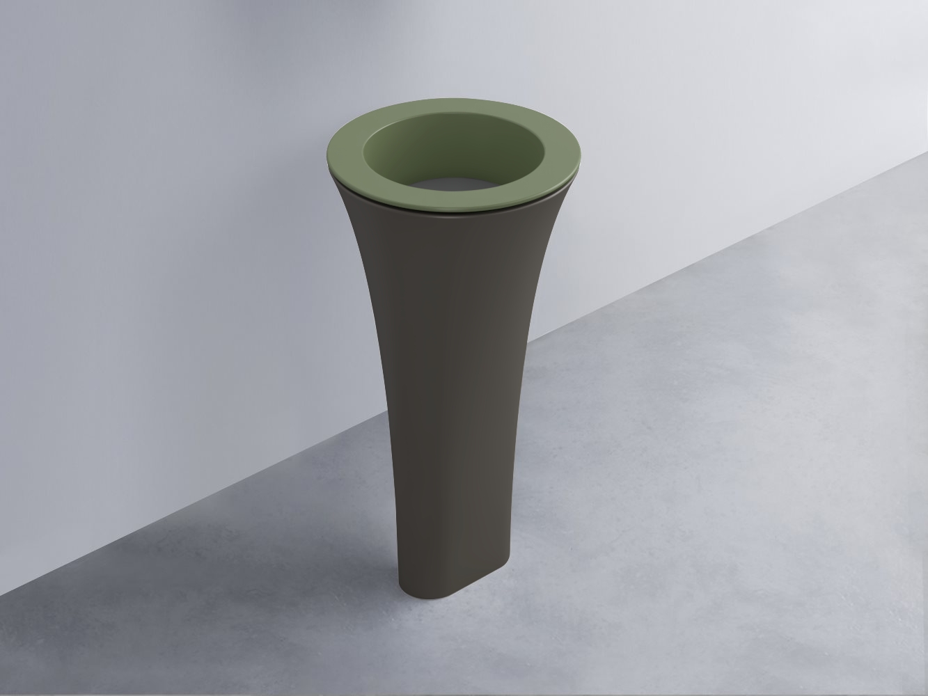AMLA45-AG+AMPILT-CM+AMCOLT-FN Раковина Amedeo Tondo отдельностоящая cielo Enjoy + Amedeo Ceramica Cielo