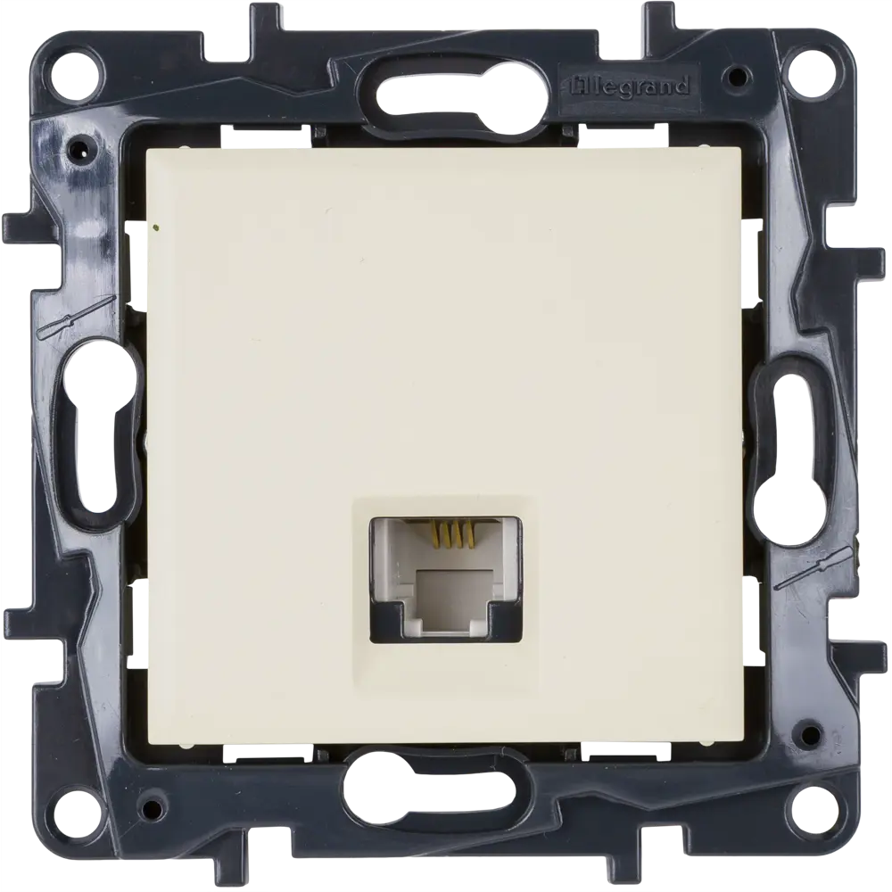 Телефонная розетка Legrand Structura RJ11 для скрытого монтажа 82064701