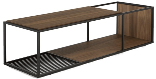 Natuzzi Прямоугольный журнальный столик с журнальной полкой Fil rouge sun-id-1488001 - Вид №1