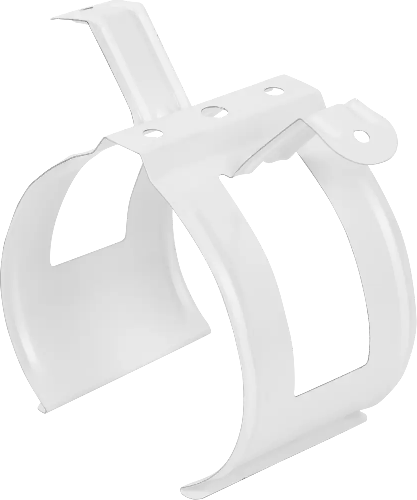 10011184 Хомут для водосточной трубы цвет белый STLM-1018354