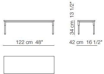 arflex Низкий прямоугольный журнальный столик из мрамора Match sun-id-1402474 - Вид №14