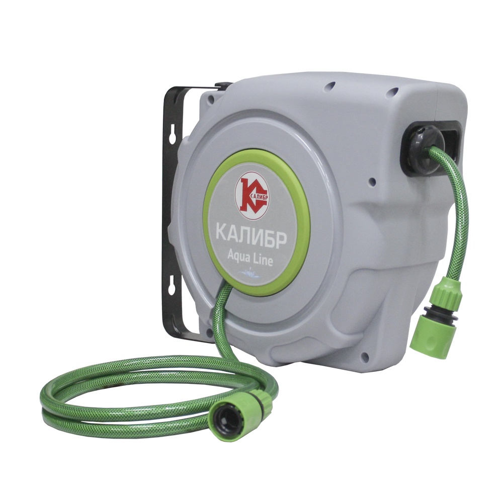 68508 Калибр Шланг поливочный на автоматической катушке ШПАК-15 