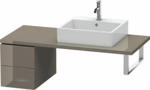 LC583508989 L-Cube Шкафчик для консоли Фланелево-серый глянцевый лак