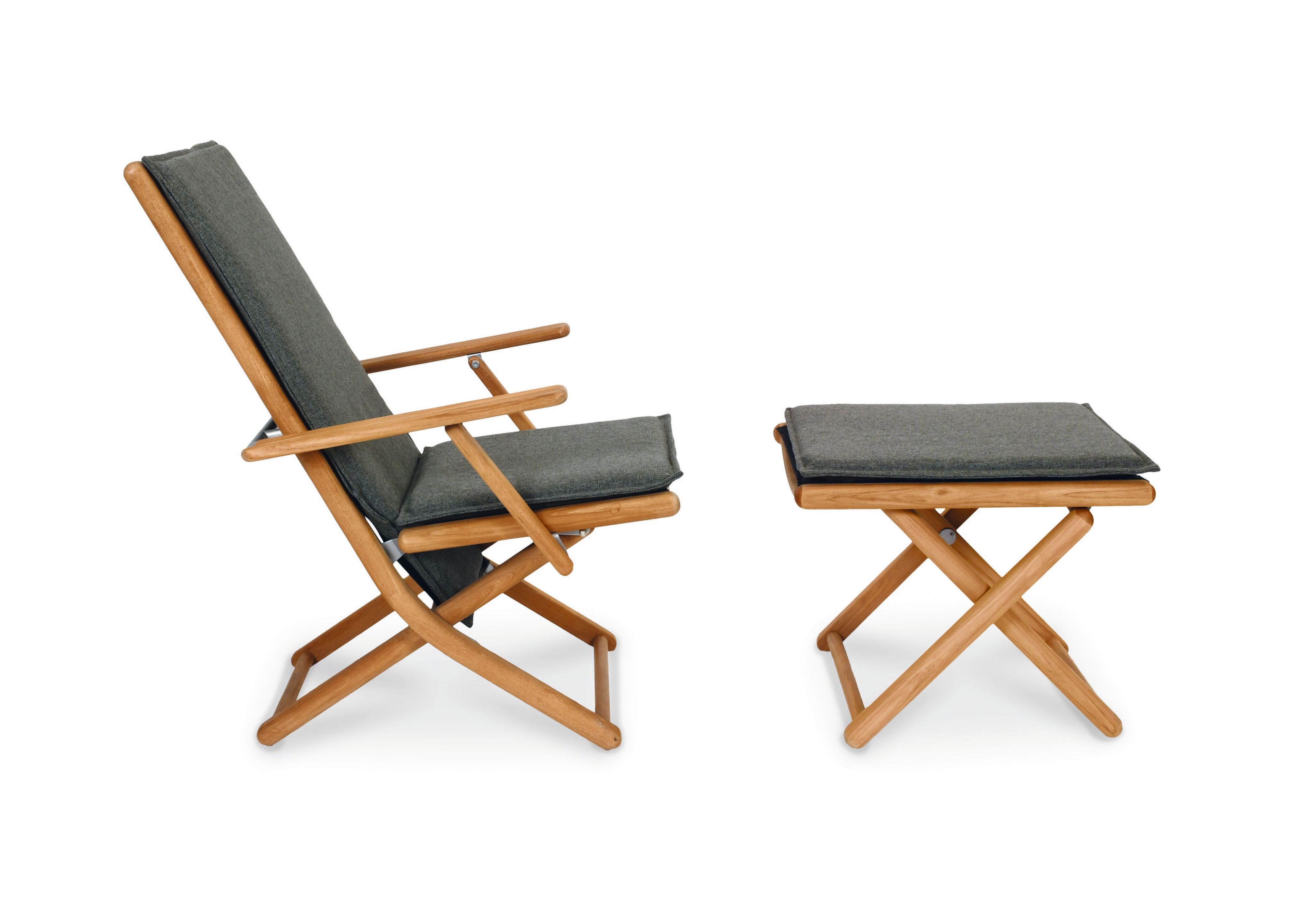 Стул из тикового дерева с высокой спинкой FISCHER MÖBEL теннис ARCH-00052570 - Вид №1