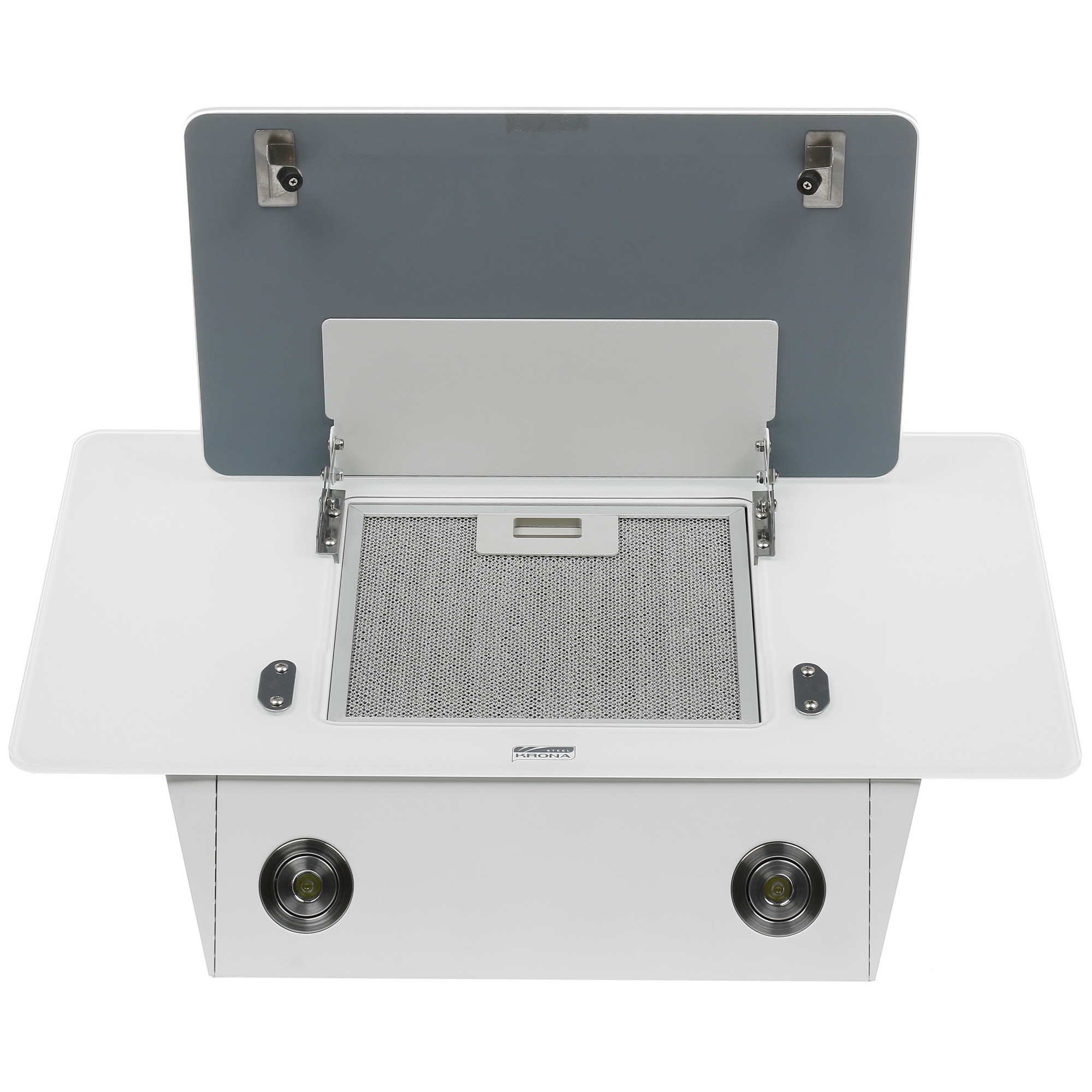 8118341 Вытяжка наклонная KRONA LIVA 600 S белый/белый STDN-0148923 - Вид №6