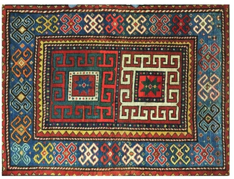 Arte di tappeti Ковер из шерсти ручной работы с длинным ворсом в стиле модерн Tappeti tradizionali sun-id-1398688